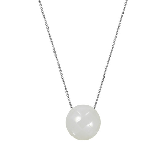 Collier pierre de lune - argent 925 | La maison de l’ambre