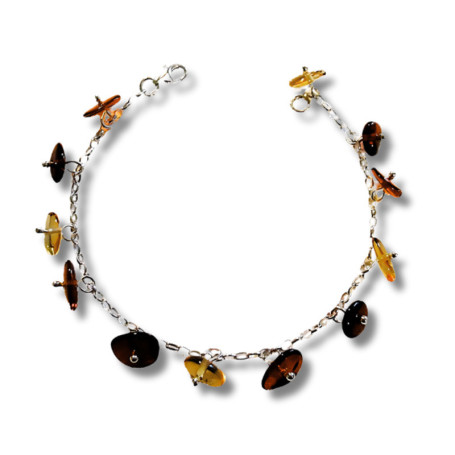 Baltic Sea Amber Bracelet - 925 Silver | The House of Amber