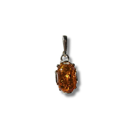 Ciondolo in ambra del Mar Baltico - Argento 925 | The House of Amber