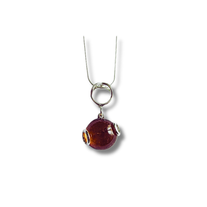 Baltic Sea Amber Necklace - 925 Silver | The House of Amber