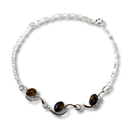 Baltic Sea Amber Bracelet - 925 Silver | The House of Amber
