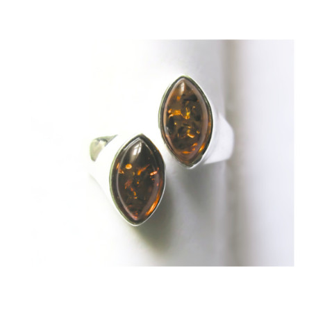 Anello in ambra del Mar Baltico - Argento 925 | The House of Amber