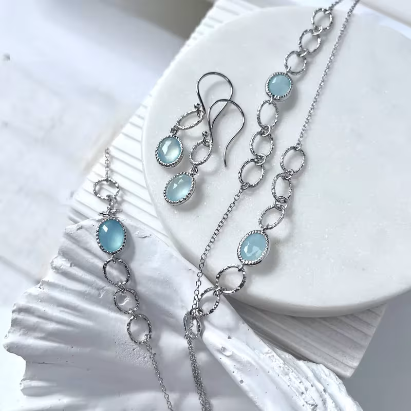 Joyas de calcedonia
