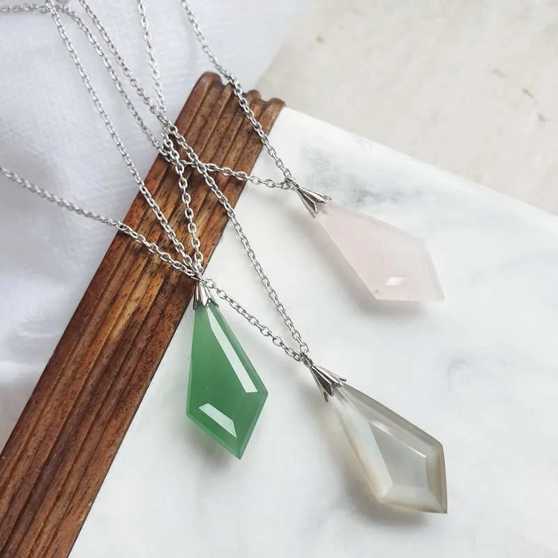 Colliers en aventurine