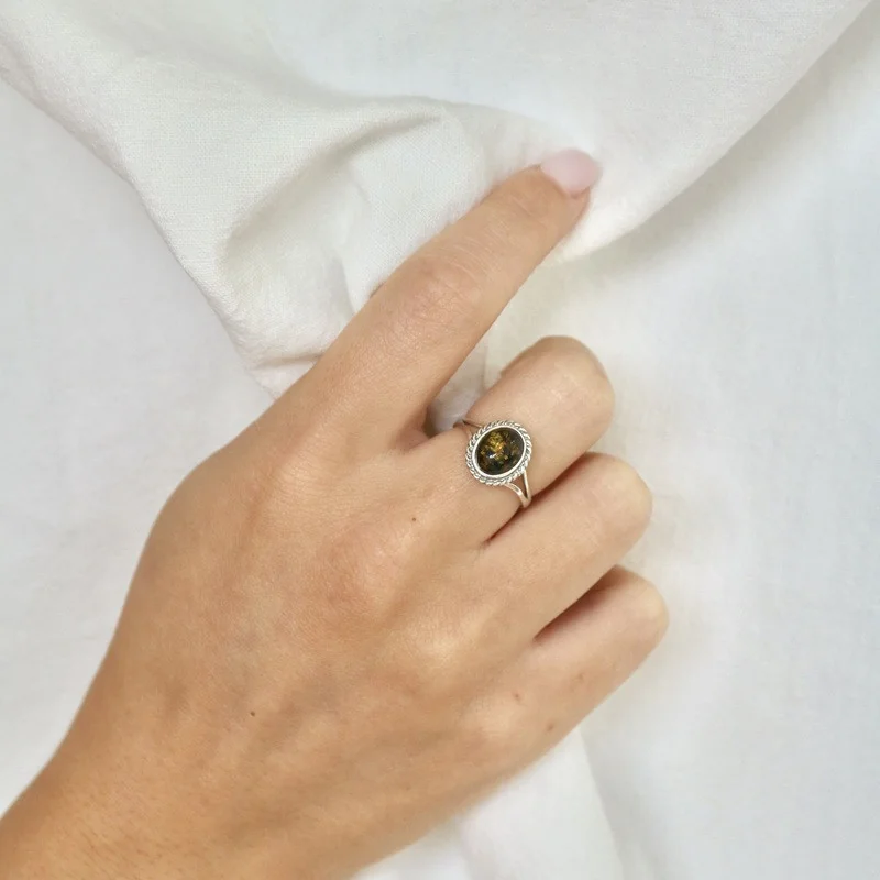 Anillos de ámbar  mujer
